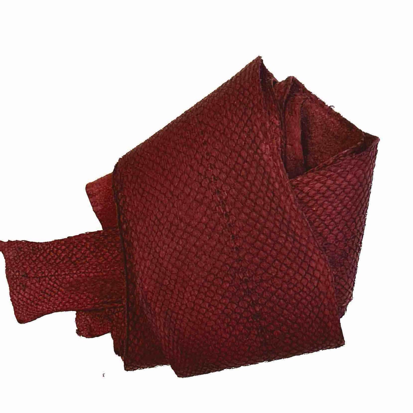 Lakseskinn - Burgunder