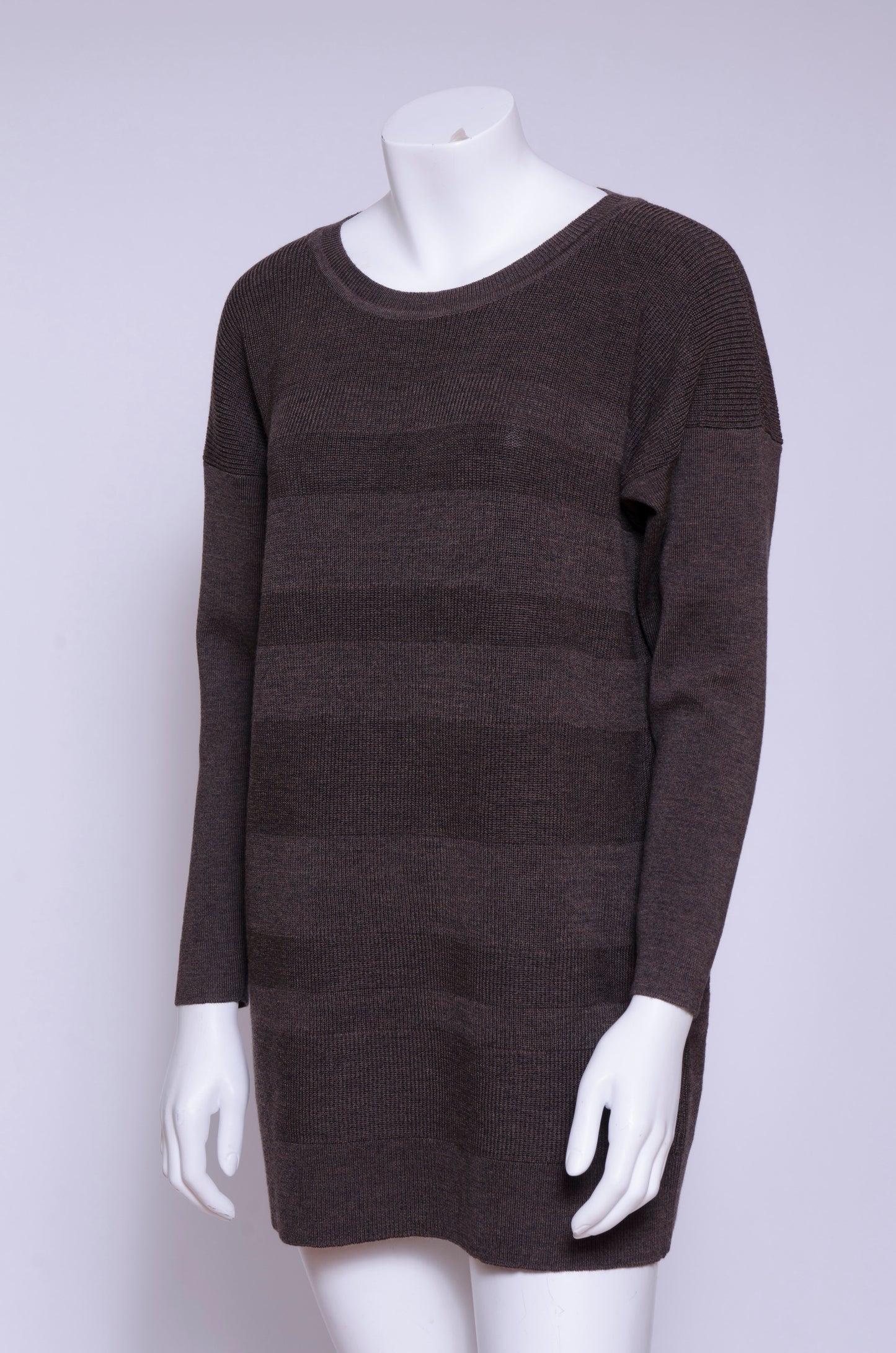 Tubehals i myk ull - mosegrønn