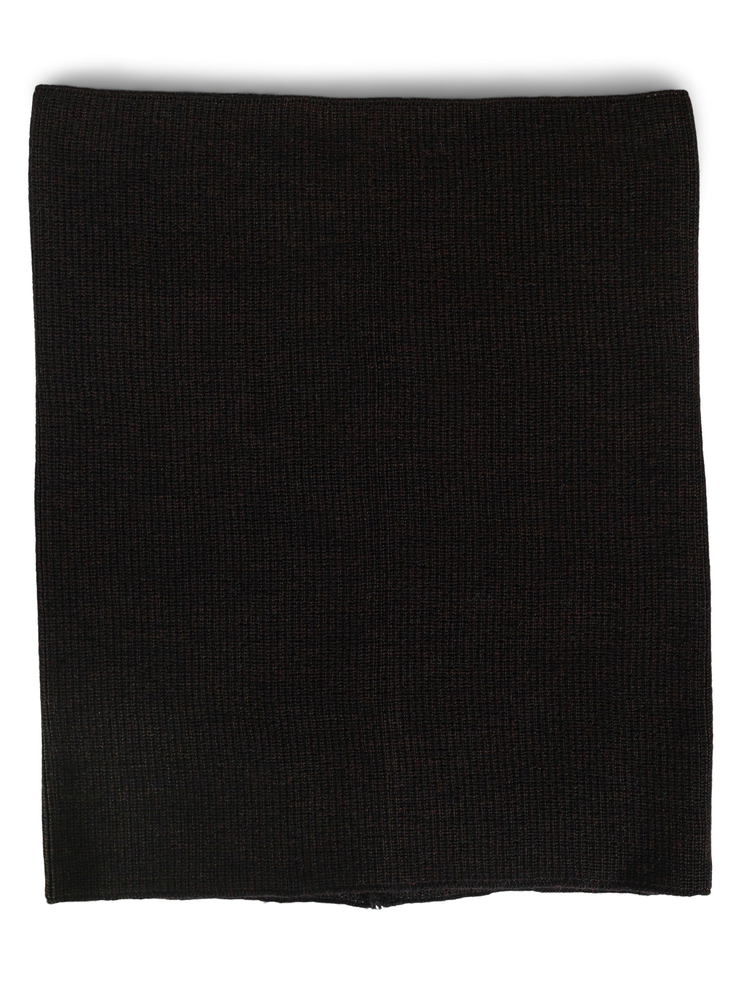 Tubeskjerf i myk ull- kaffe brun