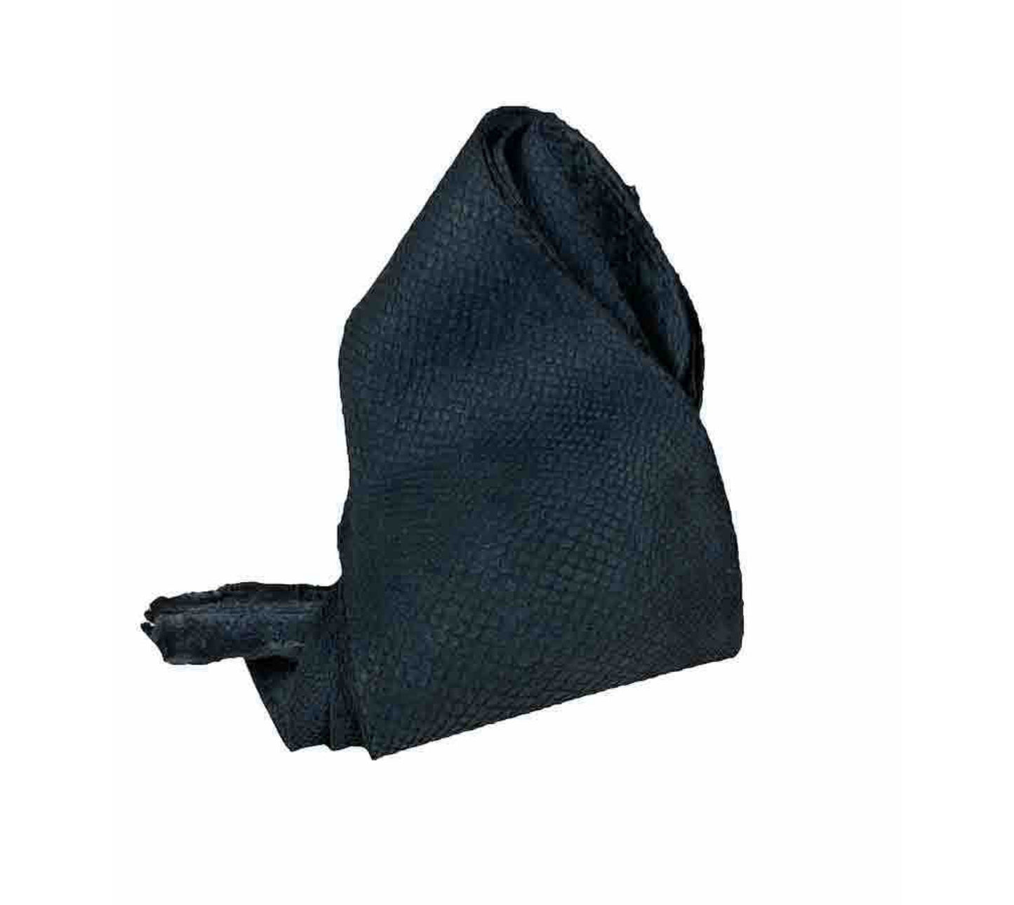 Lakseskinn - Mørk denim