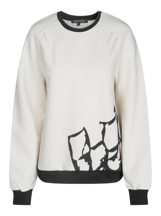 College genser unisex med print