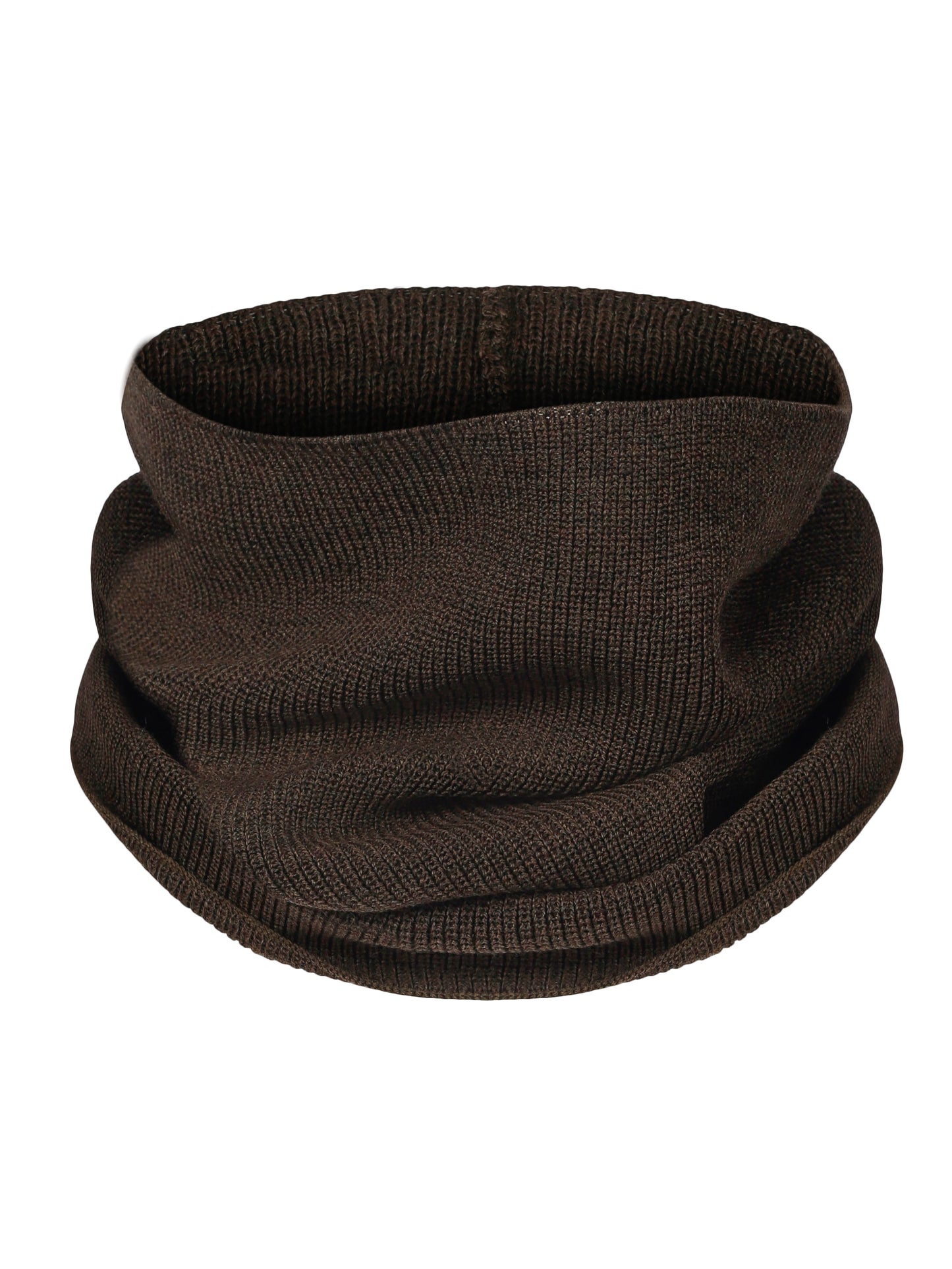 Tubehals i myk ull -    mosegrønn