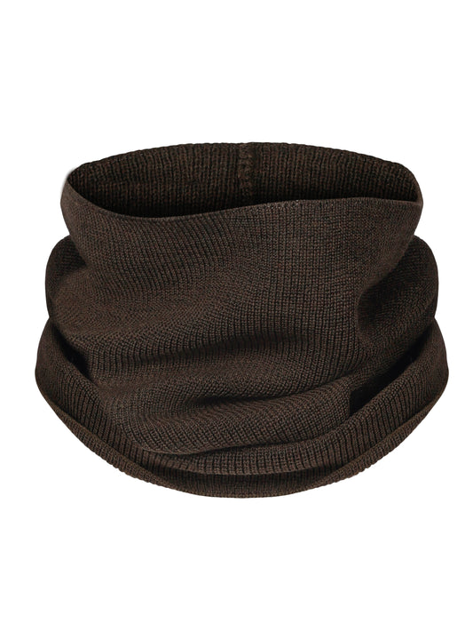 Tubehals i myk ull -    mosegrønn