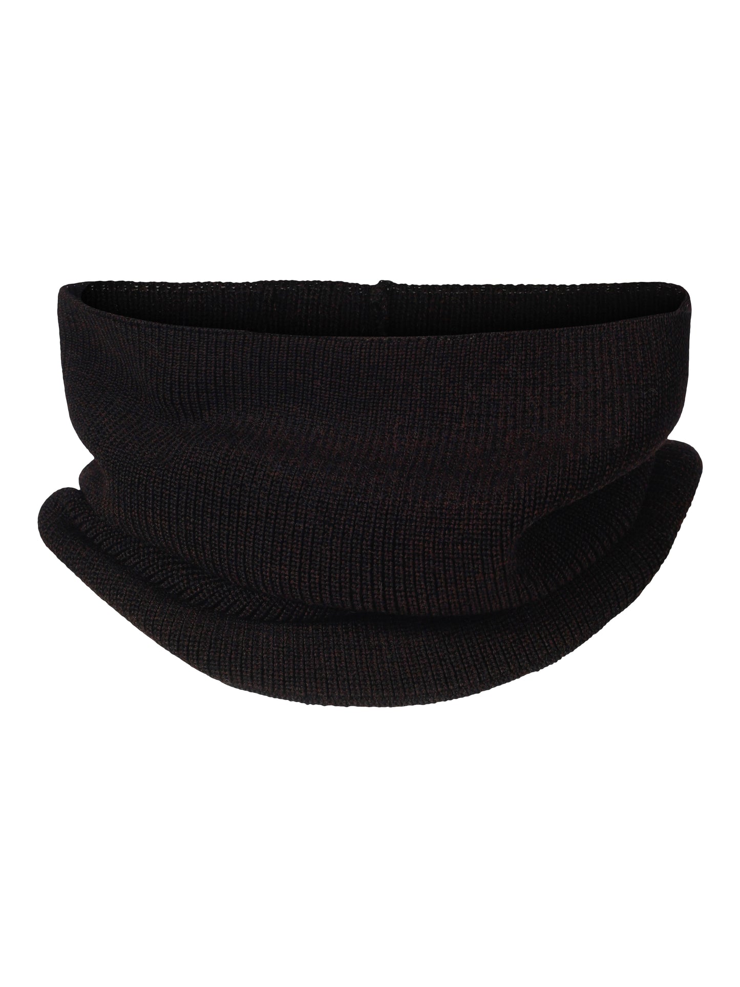 Tubeskjerf i myk ull- kaffe brun