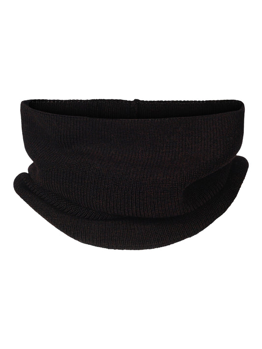 Tubeskjerf i myk ull- kaffe brun