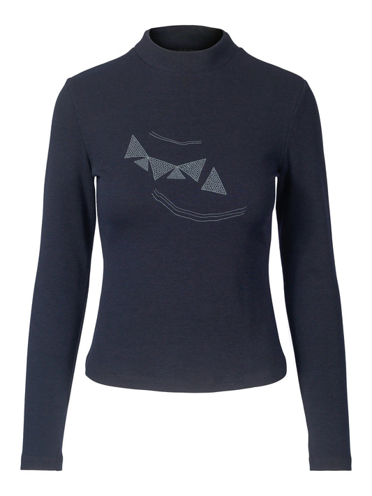 Mørck basic genser med silketrykk